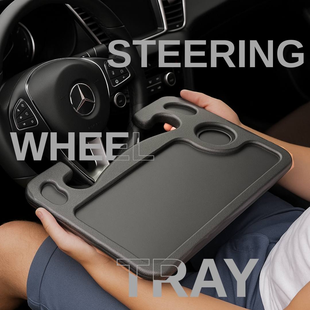 Universal Car Steering Wheel Table – Multi-Functional Tray &amp; Desk